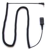 Plantronics 10ft 2.5mm to Quick Disconnect Coil Cable