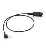 Plantronics QD to 2.5mm 18 Inch Cable