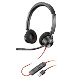 Plantronics Blackwire 3320-M Stereo USB Headset - Click Image to Close