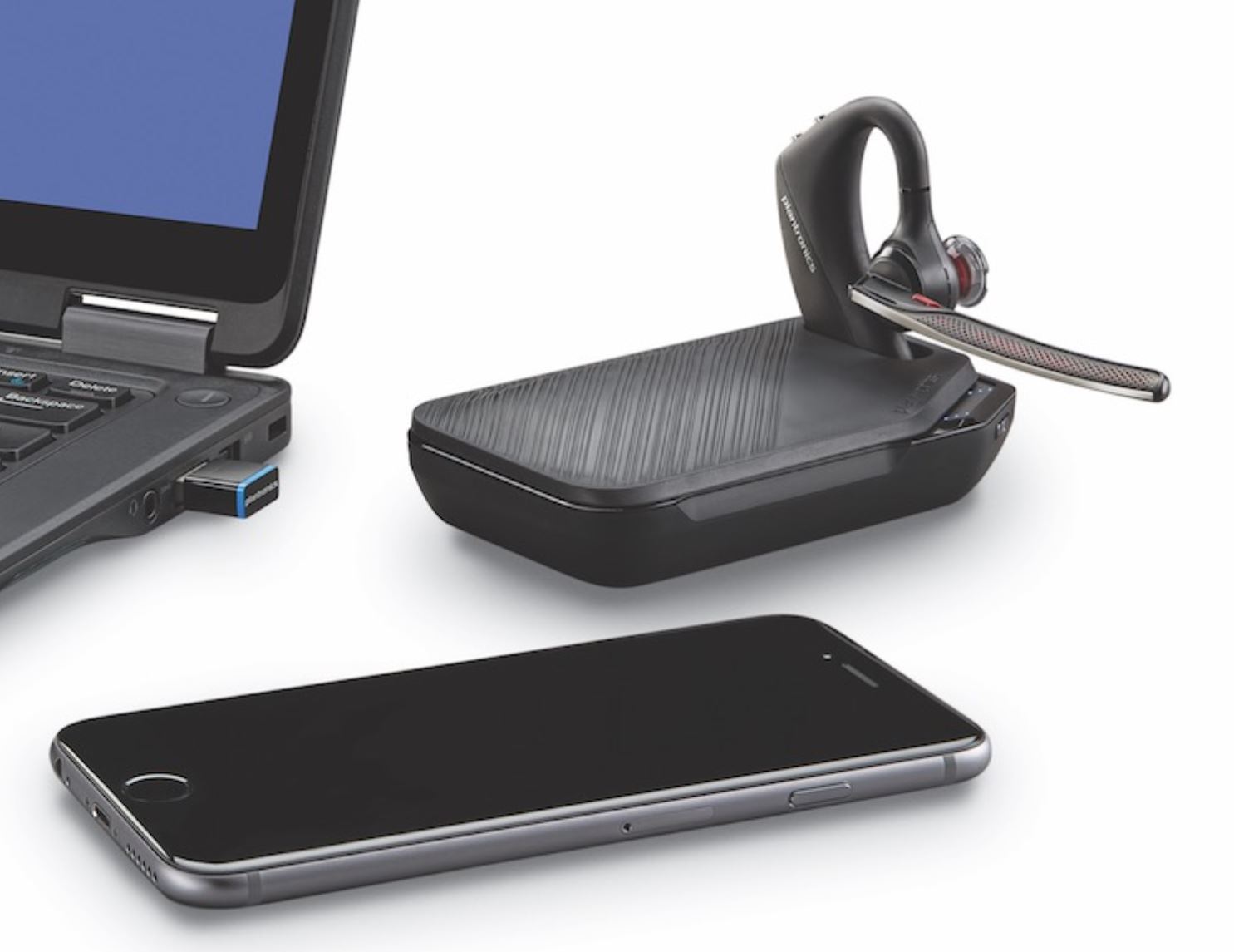 Plantronics Voyager 5200 UC Bluetooth Headset - Click Image to Close