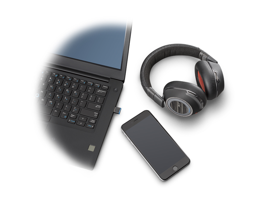 Plantronics Voyager 8200 UC Bluetooth Headset (Black) - Click Image to Close